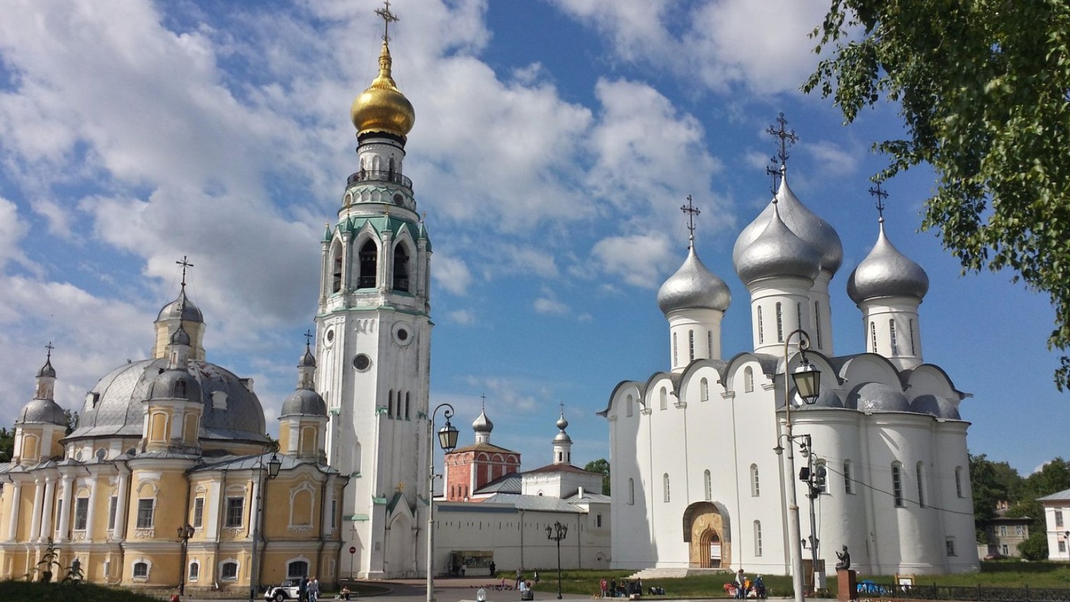 Современный вид Софийского собора и поздней колокольни